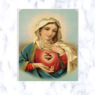 Immaculate Heart of Mary Prayer Card