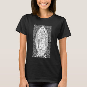 Immaculate Heart of Mary Queen Traditional Catholi T-Shirt
