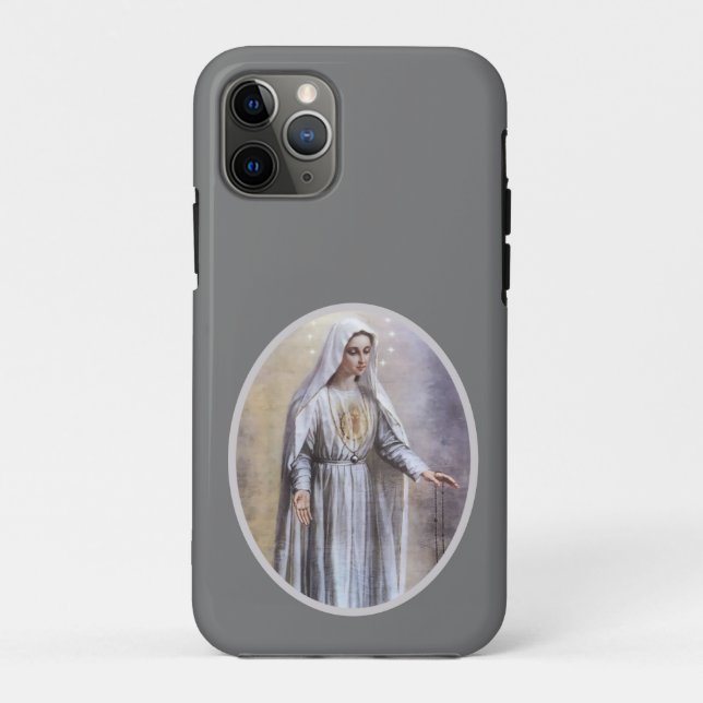 Immaculate Heart of Mary, Virgin Mary iphone cases (Back)