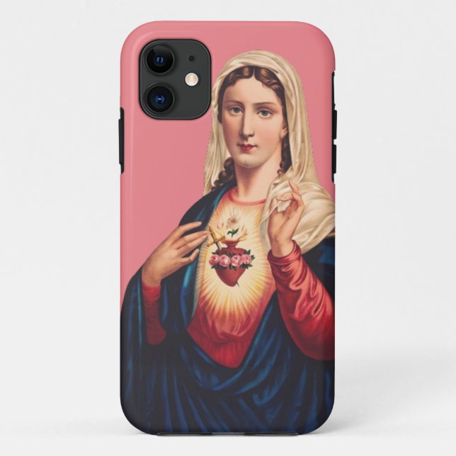 Immaculate Heart of Virgin Mary Case-Mate iPhone Case (Back)
