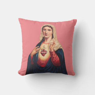 Immaculate Heart of Virgin Mary Cushion