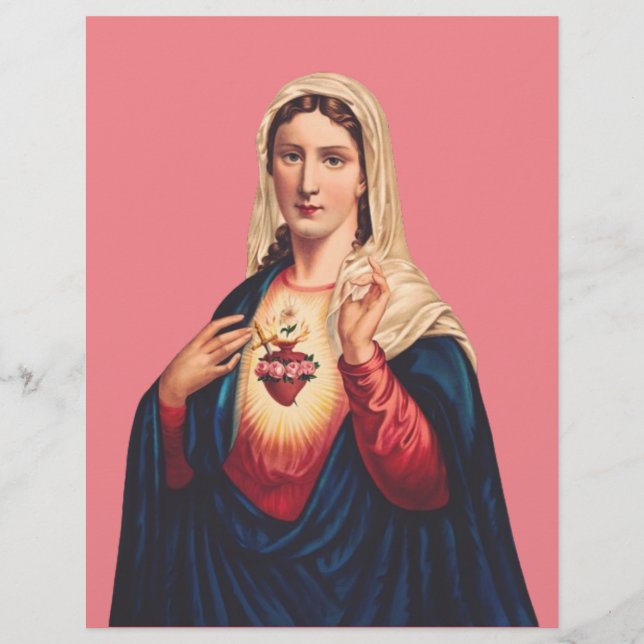Immaculate Heart of Virgin Mary Flyer (Front)