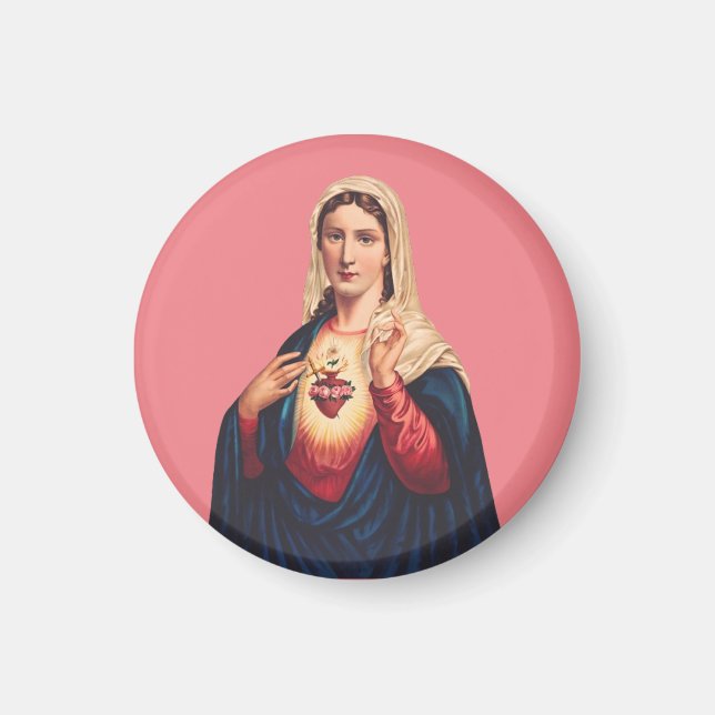 Immaculate Heart of Virgin Mary Magnet (Front)