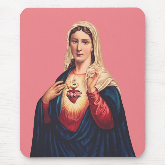 Immaculate Heart of Virgin Mary Mouse Pad (Front)