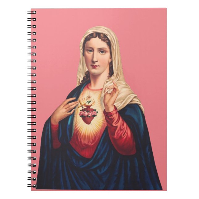 Immaculate Heart of Virgin Mary Notebook (Front)