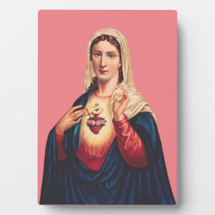Immaculate Heart of Virgin Mary Plaque