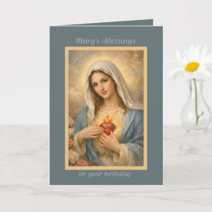 Immaculate Mary Birthday Card