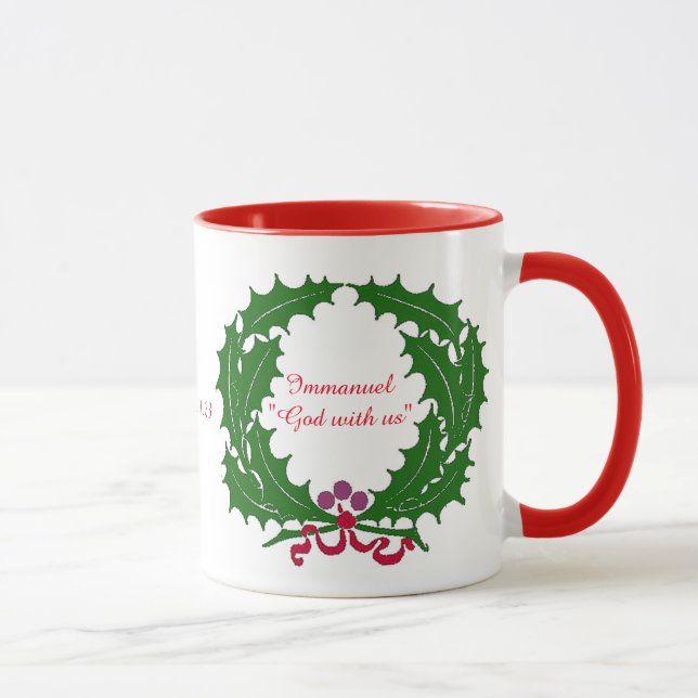 Immanuel God with us Customise It Mug (Right)