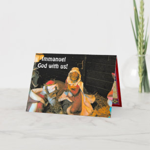 Immanuel, God with us Holiday Card