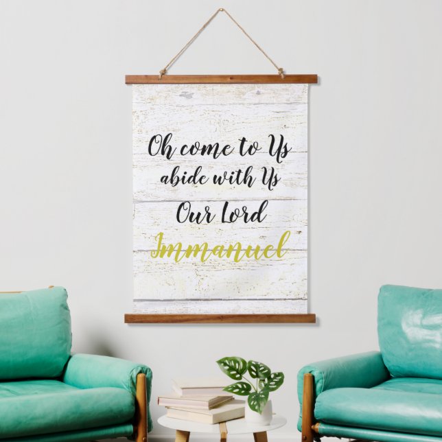 Immanuel   hanging tapestry (Living Room)