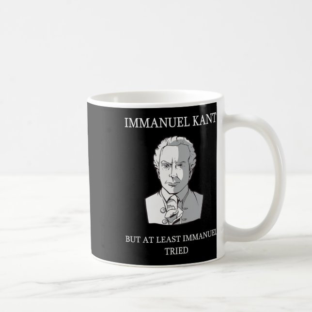 Immanuel Kant Funny Philosophy Saying Gift  Coffee Mug (Right)