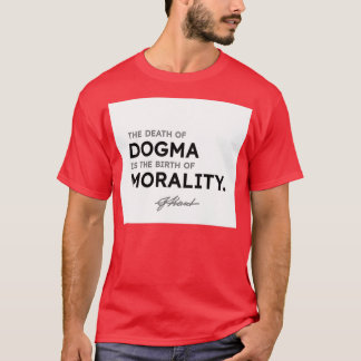Immanuel Kant quotes The death of dogma is the bir T-Shirt