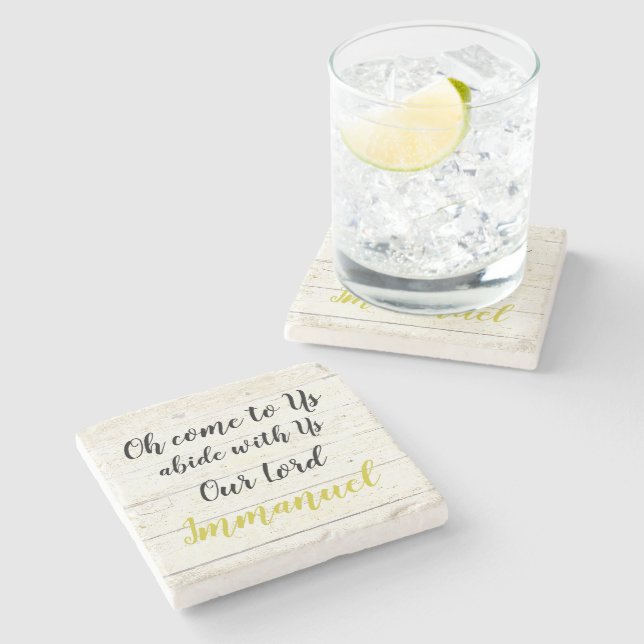 Immanuel  stone coaster (Side)