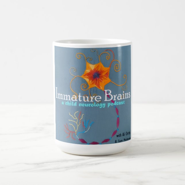 Immature Brains: A Child Neurology Podcast Coffee Mug (Center)