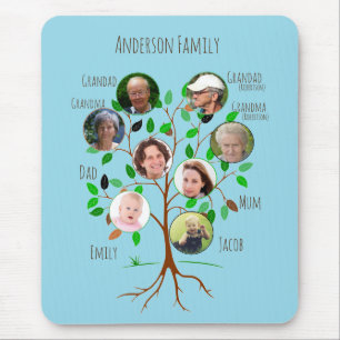 Immediate Family Custom Photo Tree Mouse Pad