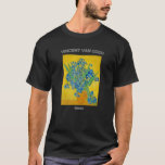 Immersive Van Gogh Irises T-Shirt<br><div class="desc">Irises by Van Gogh! This image is digitally enhanced for best colours! A perfect gift for artists,  art lovers,  students,  teachers and fans to show their artistic savour! Wear it for work party,  camping trip,  family vacation,  college!</div>