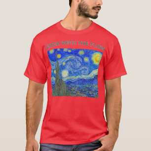 Immersive Van Gogh The Starry Night Gogh With The  T-Shirt