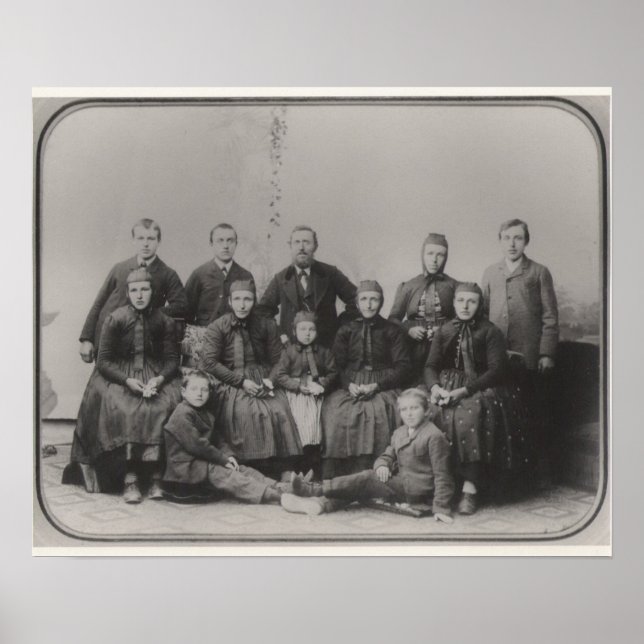 Immigrant Family Portrait Poster (Front)