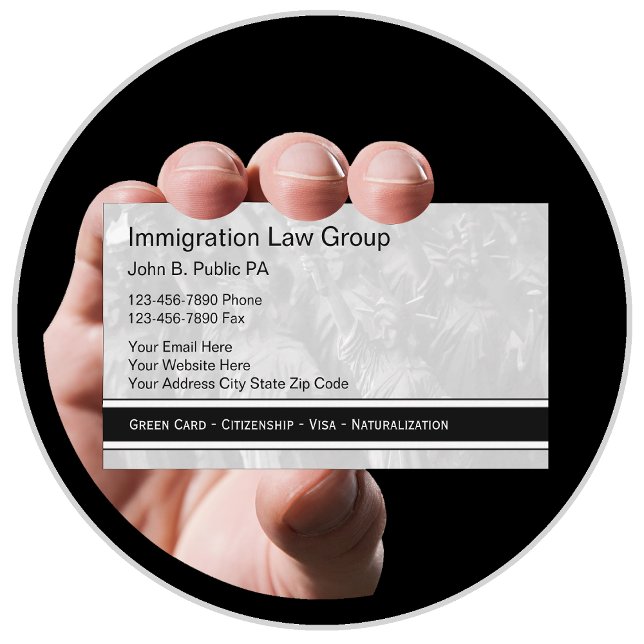 Immigration Attorney Business Cards (Creator Uploaded)