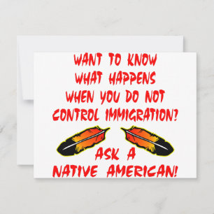 Immigration Control Ask A Native American Indian