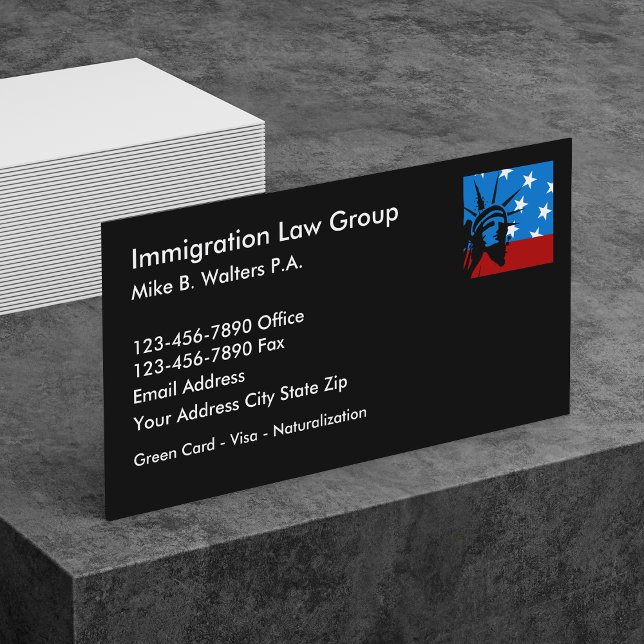 Immigration Lawyer Businesscards Business Card (Creator Uploaded)