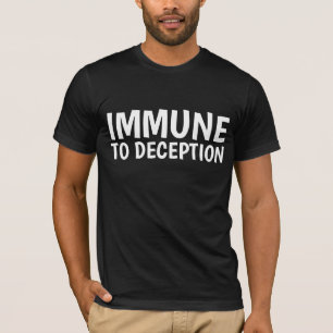IMMUNE TO DECEPTION PATRIOT CHRISTIAN T-SHIRTS