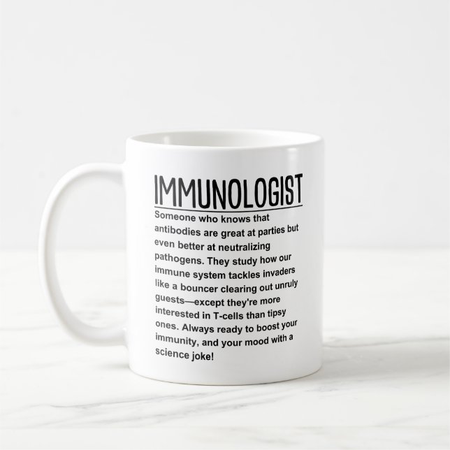 Immunologist Coffee Mug (Left)