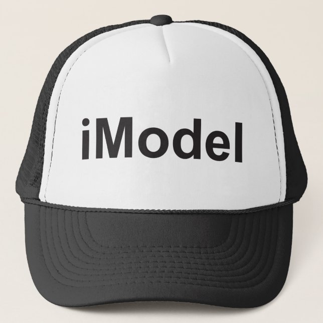iModel not iPhone or iPad fun witty humourous Cap (Front)