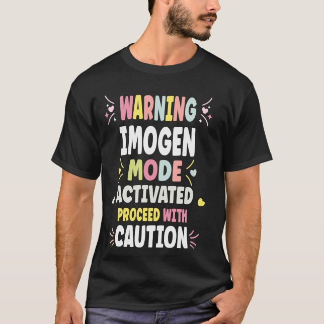 IMOGEN Personalised Women's Gift Custom IMOGEN T-Shirt (Front)
