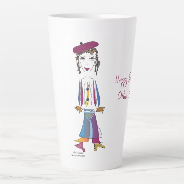 'Imogene' - Happy Souls Latte Mug (Front)