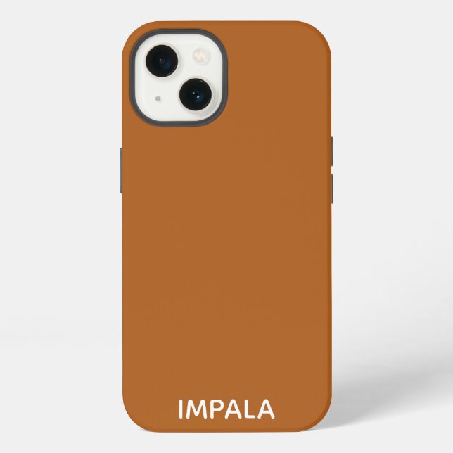 Impala brown color name Case-Mate iPhone case (Back)