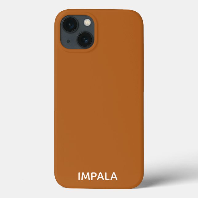 Impala brown color name Case-Mate iPhone case (Back)