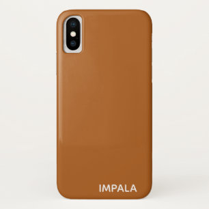 Impala brown colour name iPhone x case