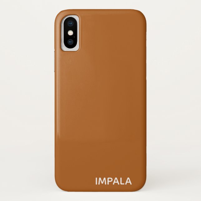 Impala brown colour name Case-Mate iPhone case (Back)