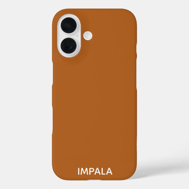 Impala brown colour name Case-Mate iPhone case (Back)