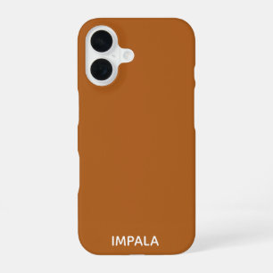 Impala brown colour name iPhone 16 case