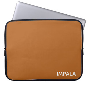 Impala brown colour name laptop sleeve
