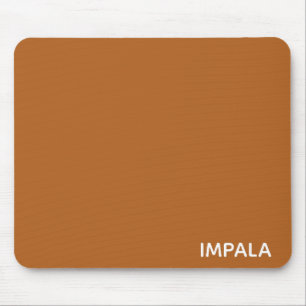 Impala brown colour name mouse pad