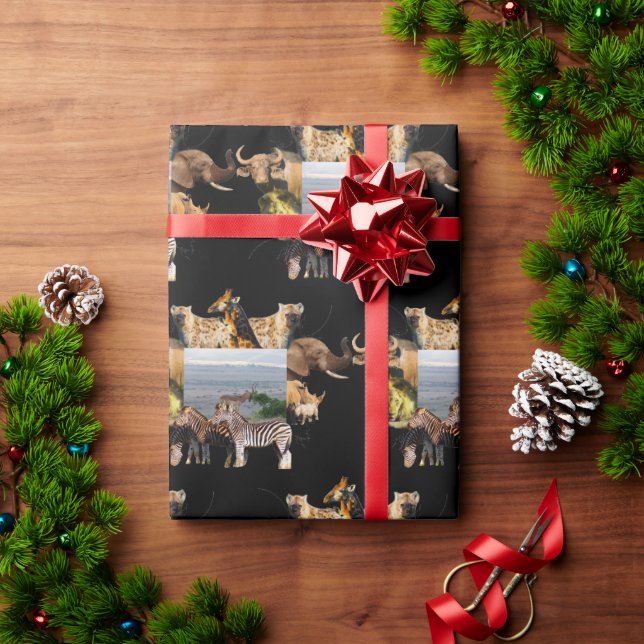 Impala Hill wildlife frame Wrapping Paper (Holiday Gift)