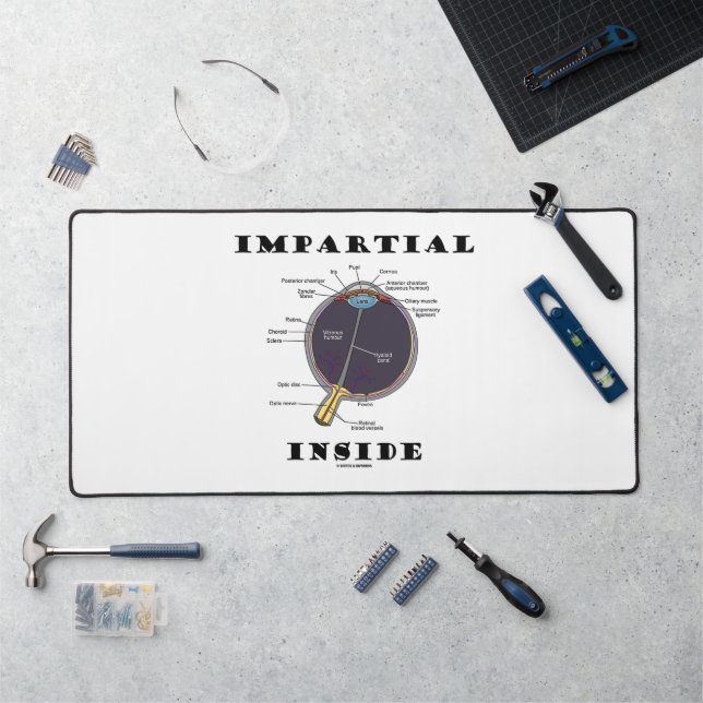 Impartial Eye (I) Inside Anatomical Eyeball Desk Mat (Workstation)