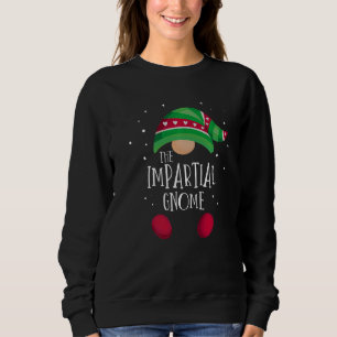 Impartial Gnome Family Matching Christmas Pyjamas Sweatshirt