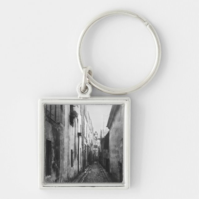 Impasse Briard, from cite Coquenard, Paris Key Ring (Front)