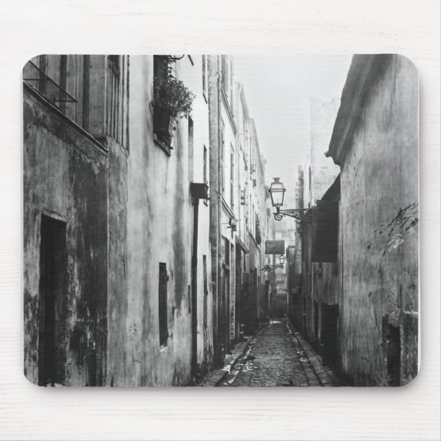 Impasse Briard, from cite Coquenard, Paris Mouse Pad (Front)