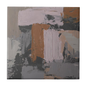 Impasto Abstract I Ceramic Tile
