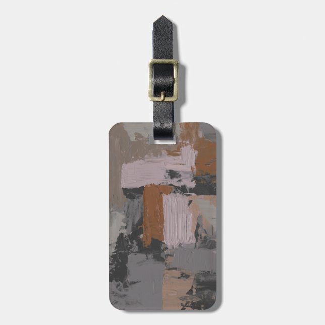Impasto Abstract I Luggage Tag (Front Vertical)