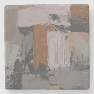 Impasto Abstract I Stone Coaster