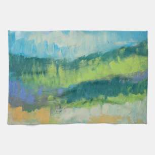 Impasto Field II Tea Towel