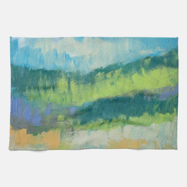 Impasto Field II Tea Towel (Horizontal)
