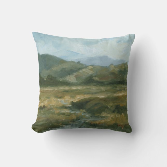 Impasto Landscape III Cushion (Front)