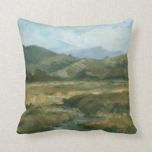 Impasto Landscape III Cushion